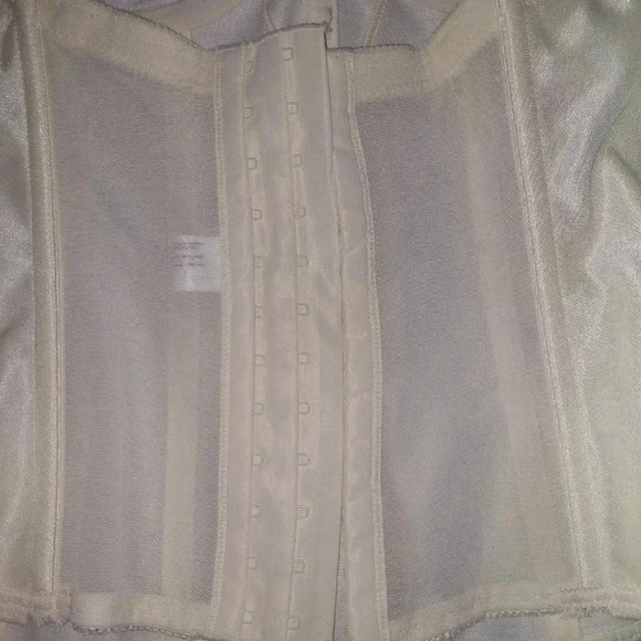 Dominique Intimate Apparel Longline Torsolette Bridal Corset -  Ivory 36B - Picture 5 of 9